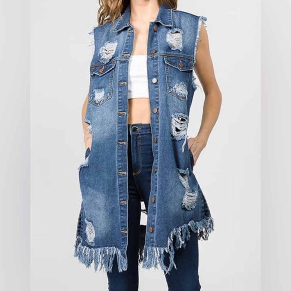 Denim Vest - Picture 4 of 4